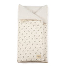 Walking Mum babafészek Mimóza zöld, 100% pamut, puha muszlin belső, kényelmes és meleg újszülötteknek