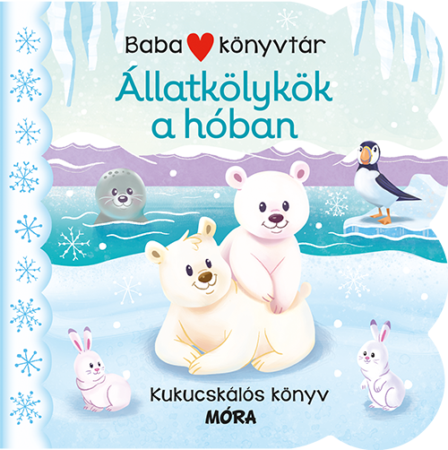 Babakönyvtár - Állatkölykök a hóban - Kukucskálós könyv