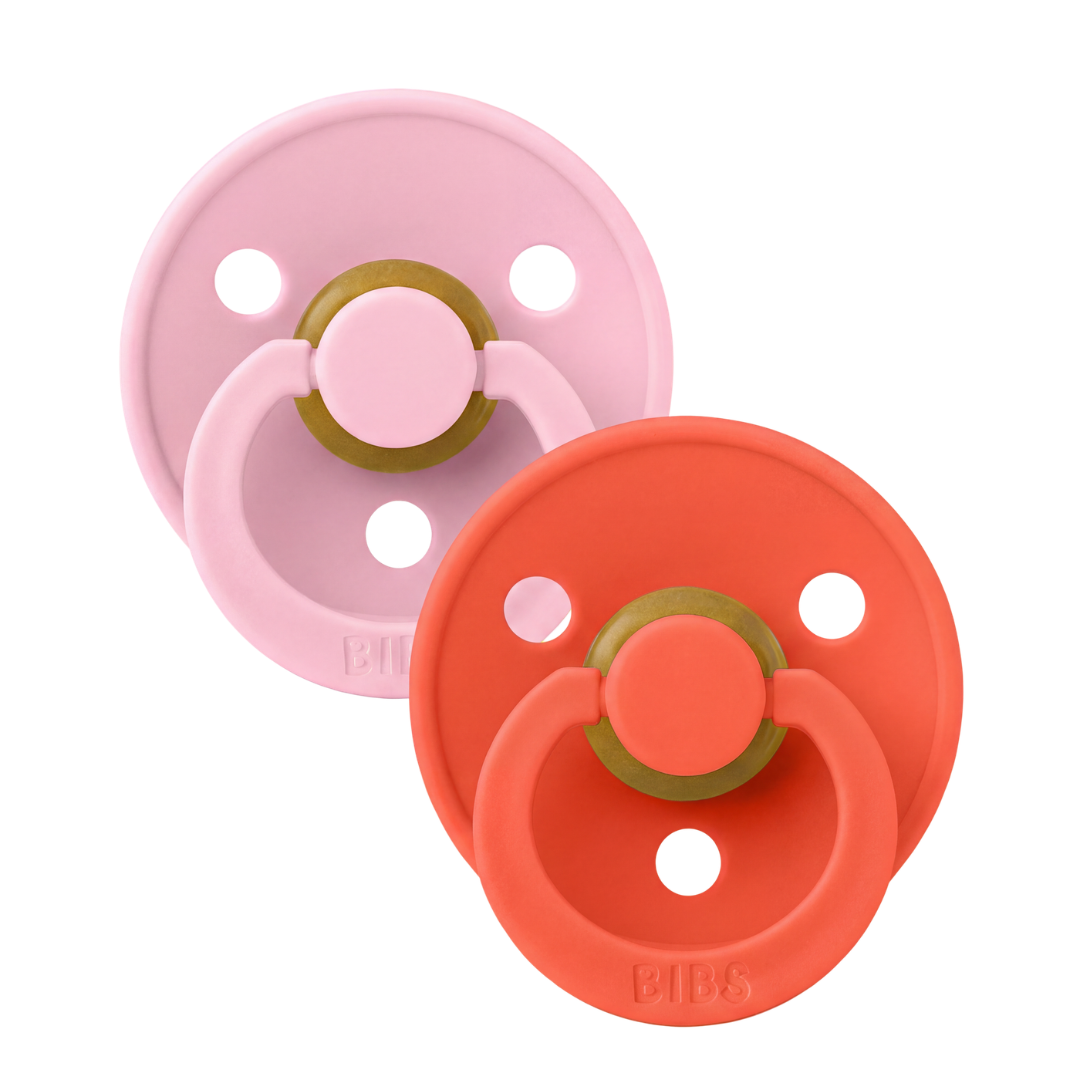 BIBS Colour anatómiai latex cumi 2 db – tangó és babarózsaszín