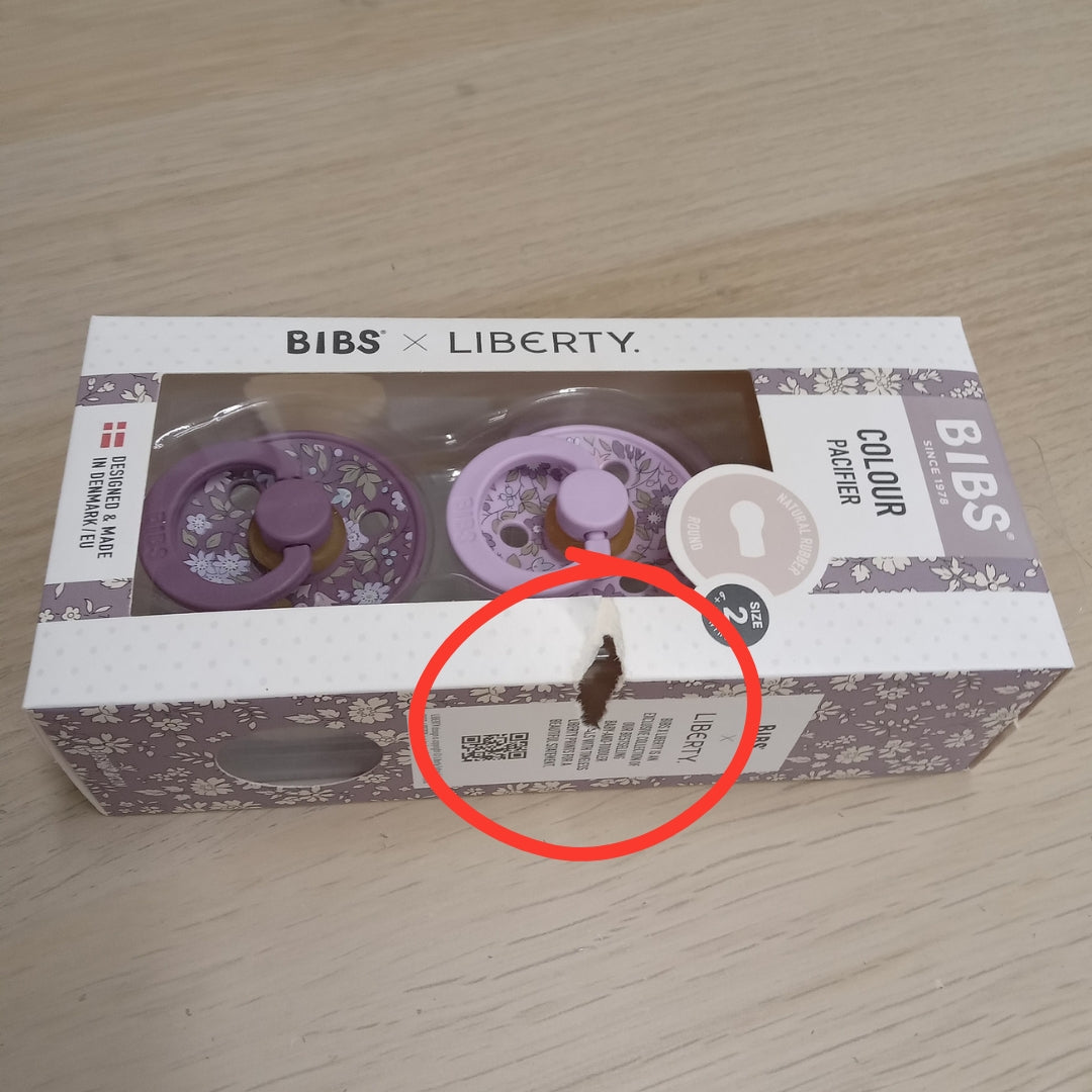 Outlet: BIBS x LIBERTY Colour Kamilla - viola mix (2 db)