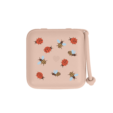 BIBS Studio Méhecske/Katica cumitartó (púderrózsaszín)