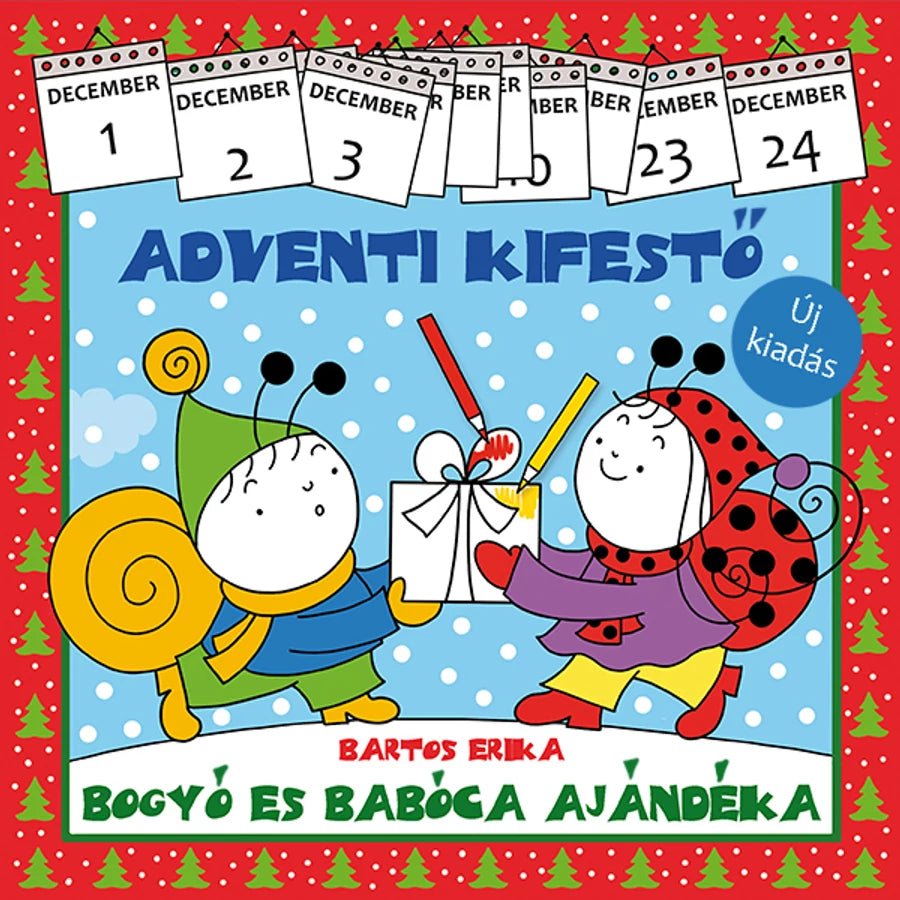Bogyó és Babóca ajándéka (adventi kifestő)