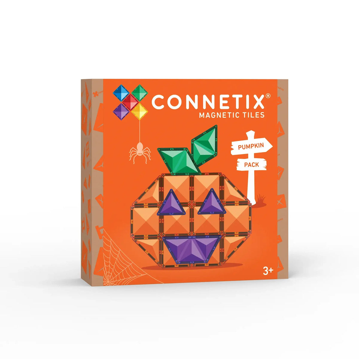 CONNETIX mágneses építőjáték - Halloween Pumpkin Pack (17 db) doboza