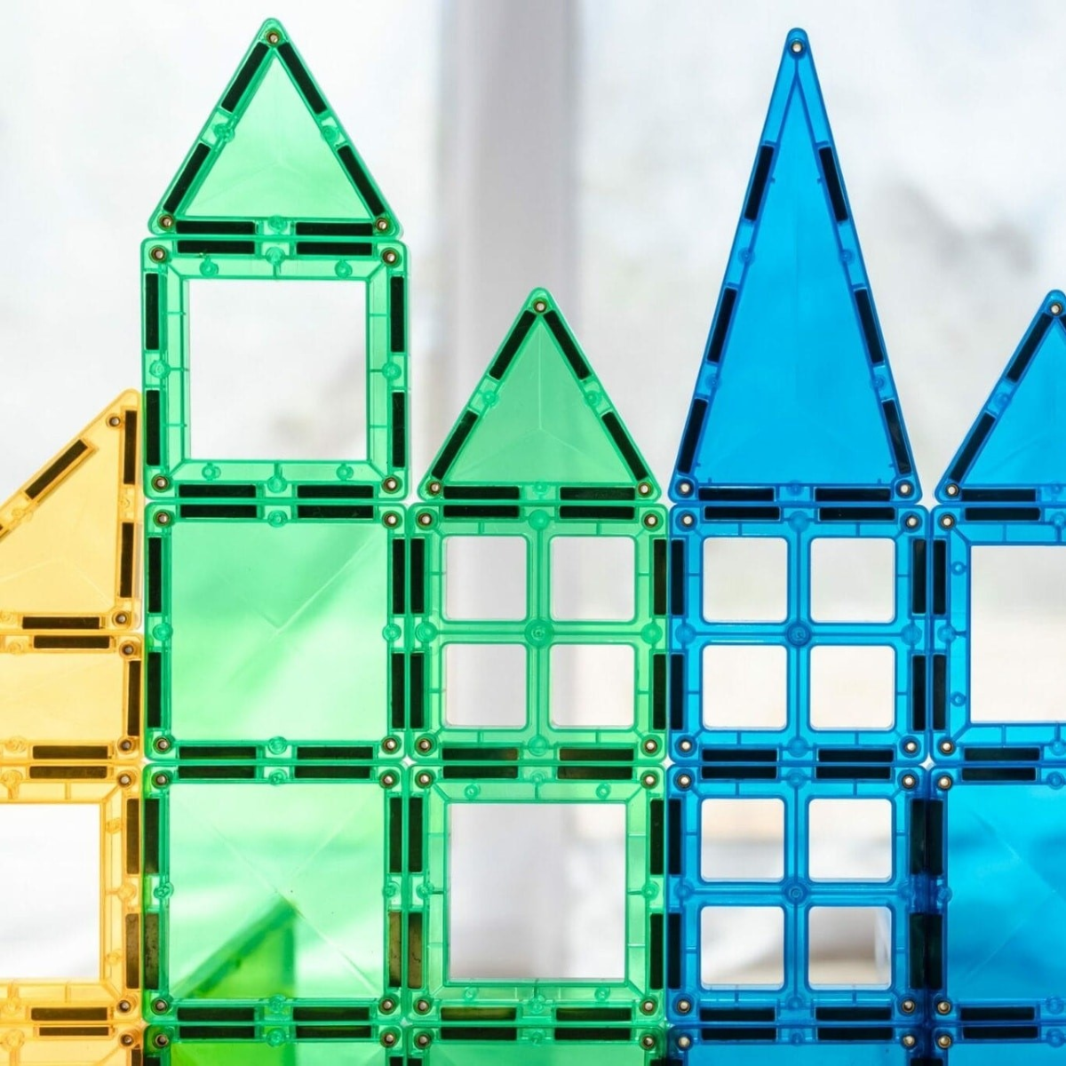 CONNETIX mágneses építőjáték (szivárvány) - Mega Pack (212 db)