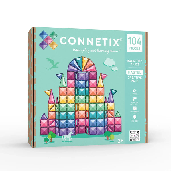 CONNETIX mágneses építőjáték (pasztell) - Creative Pack (104 db) doboza