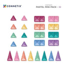 CONNETIX mágneses építőjáték (pasztell) - Mini Pack (32 db) elemei
