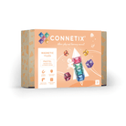 CONNETIX mágneses építőjáték (pasztell) - Square Pack (40 db)