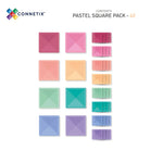 CONNETIX mágneses építőjáték (pasztell) - Square Pack (40 db) elemek