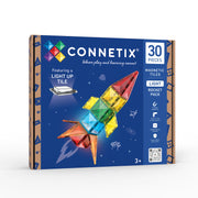 CONNETIX mágneses építőjáték (világító) - Rocket Pack (30 db)