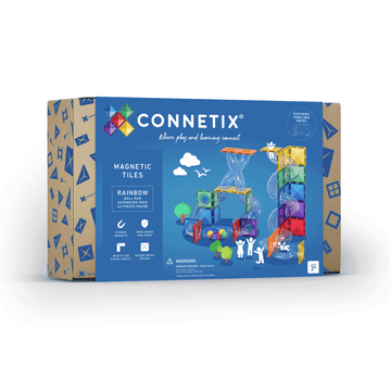 CONNETIX mágneses golyópálya kiegészítő szett (szivárvány) - 66 db