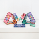 Connetix pasztell Portal Pack 48 darabos mágneses építőjáték nagy négyzet portál elemei.