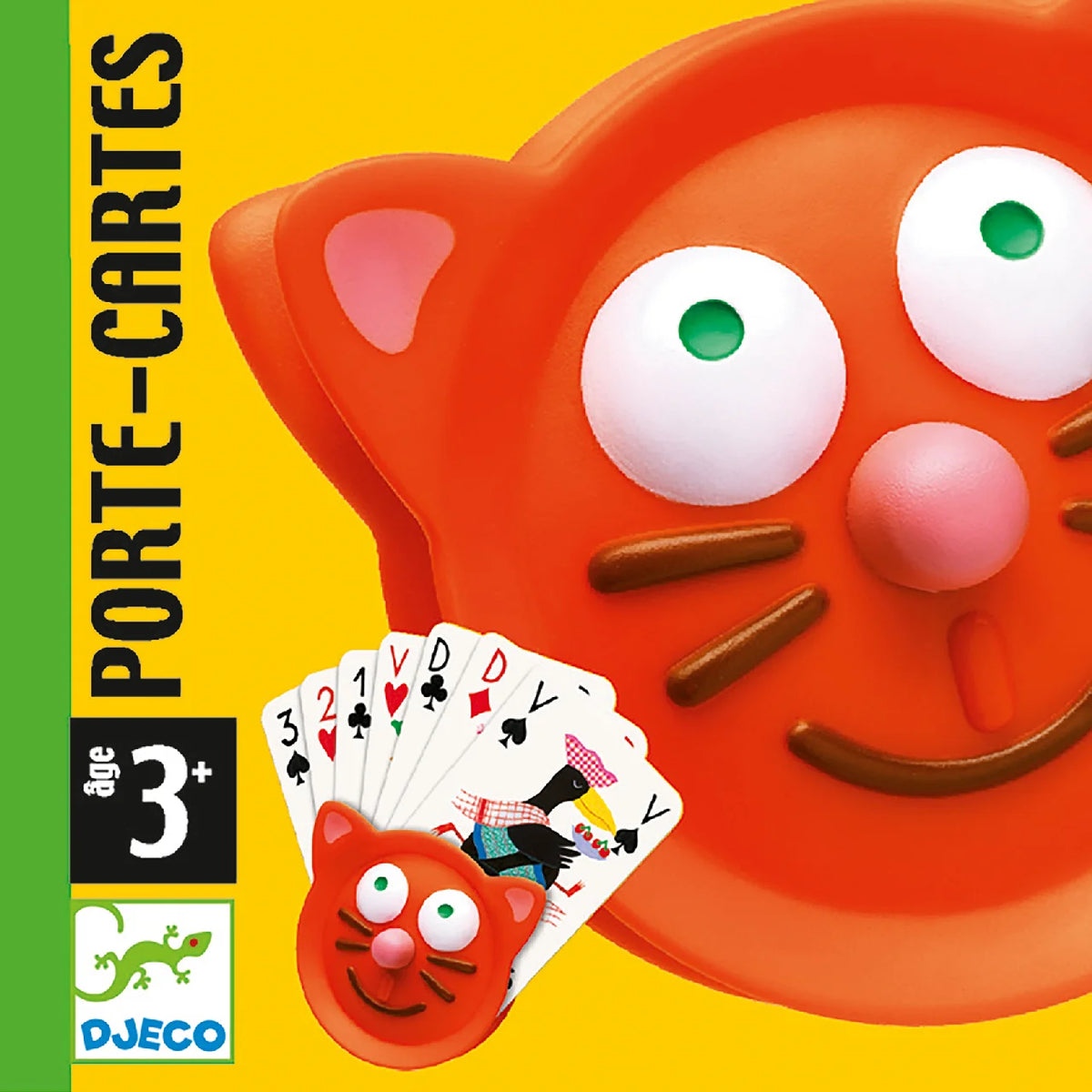 Djeco Porte-cartes cicus kártyatartó doboz előlapja, 3 éves kortól