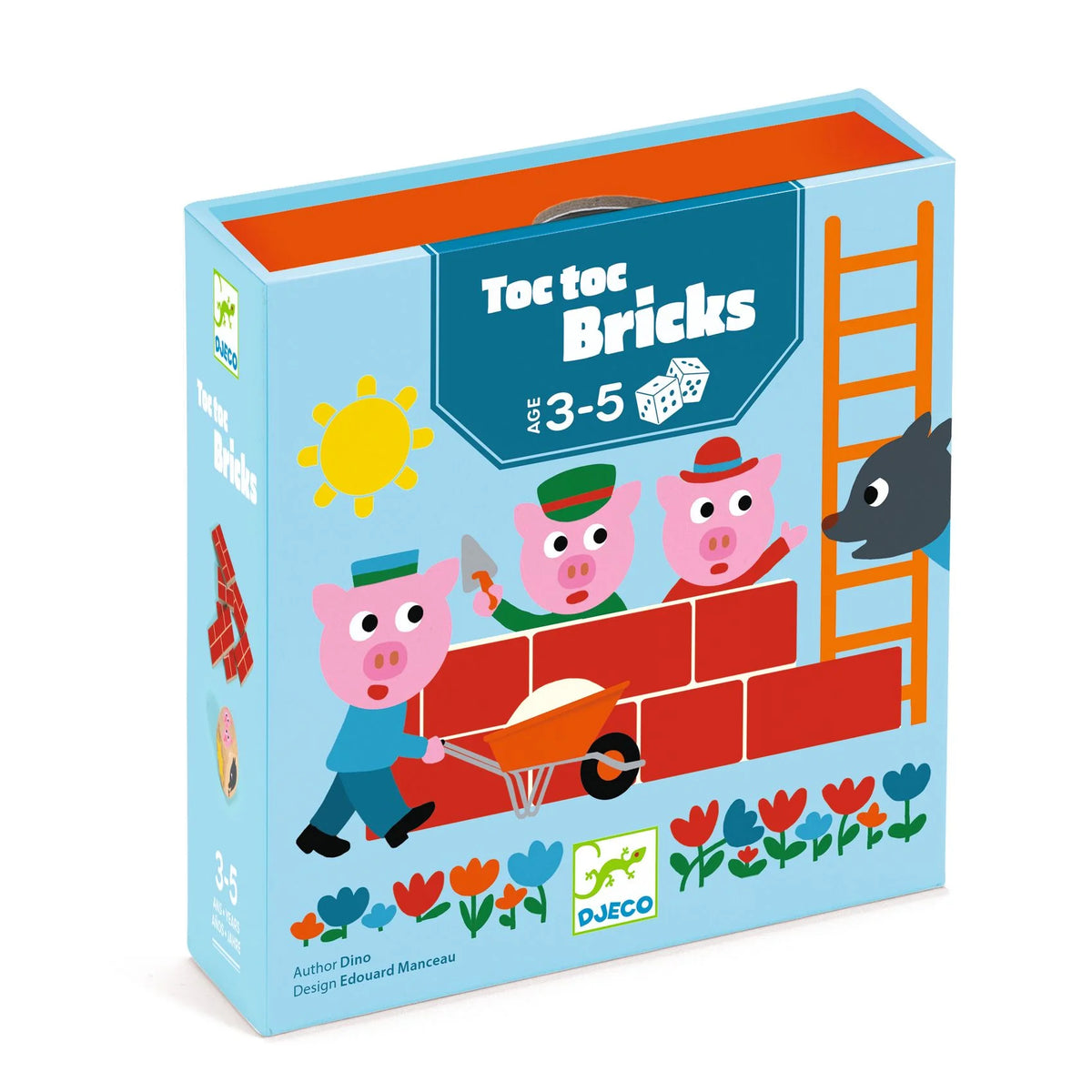 Djeco Koca kocka (Toc Toc Bricks) társasjáték doboza