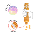 Djeco pöttyöző gyöngyházfényű marokfilc készlet 4 db színes filccel