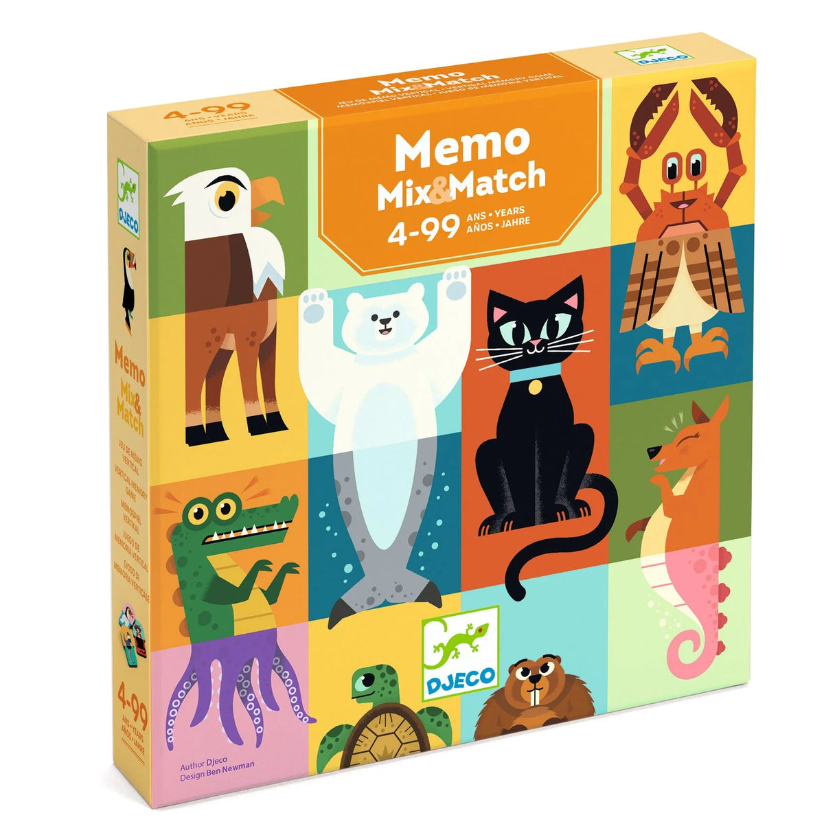 Djeco Párkereső párbaj (Memo Mix & Match) memóriajáték doboza