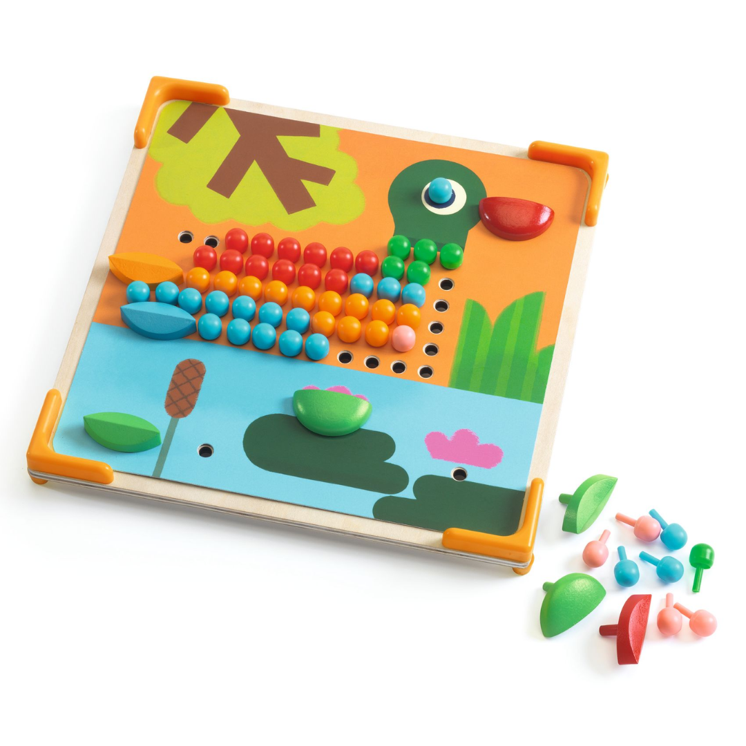 Djeco pötyi mozaik kacsa: Mosaico Mini Animo