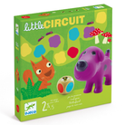Djeco Színlépegetős (Little Circuit) társasjáték doboza