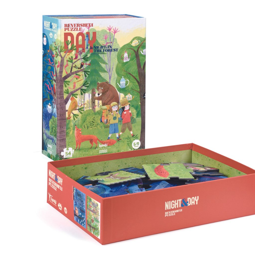 Puzzle gyerekeknek a londji márkától - kirakó játék éjszaka-nappal témával - ajándékötlet Pippadu