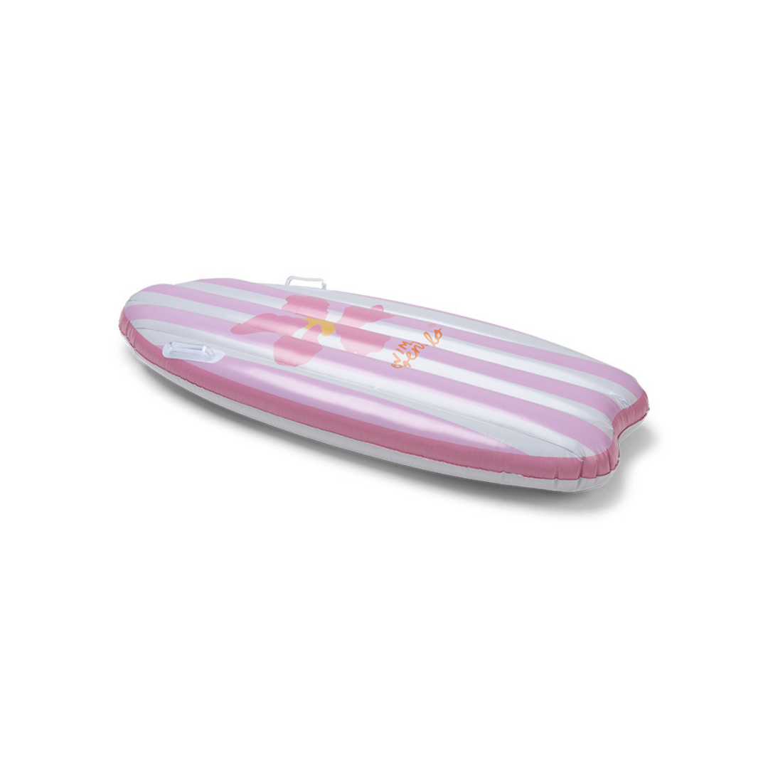Oldalnézeti kép a Swim Essentials 120 cm-es Flower Market mintás szörfdeszkájáról.