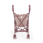 Összecsukható játék babakocsi virágos huzattal - spanyol dizájn, időtálló minőség