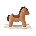 Kid's Concept Vera hintaló barna kordbársony anyagból, teljes profilból, fehér háttér előtt – prémium fejlesztő játék gyerekeknek a Pippadu kínálatából