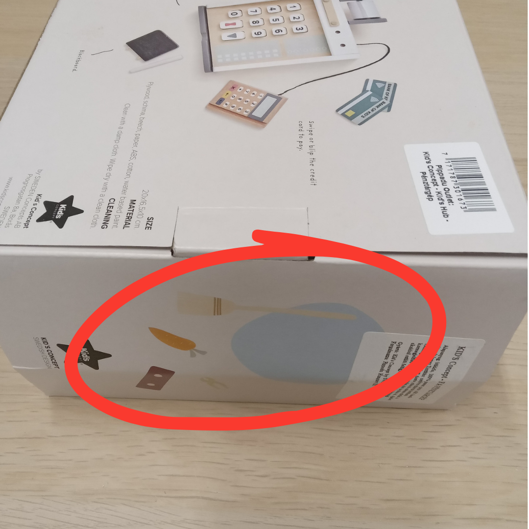 Outlet: Kid's Concept pénztárgép