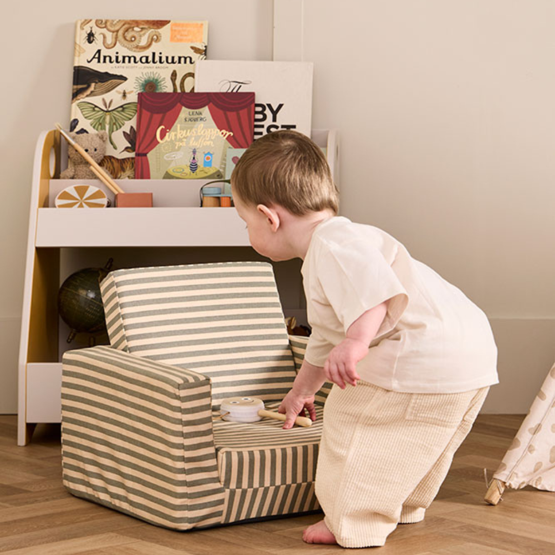 Kid's Concept kinyitható fotel (csíkos)