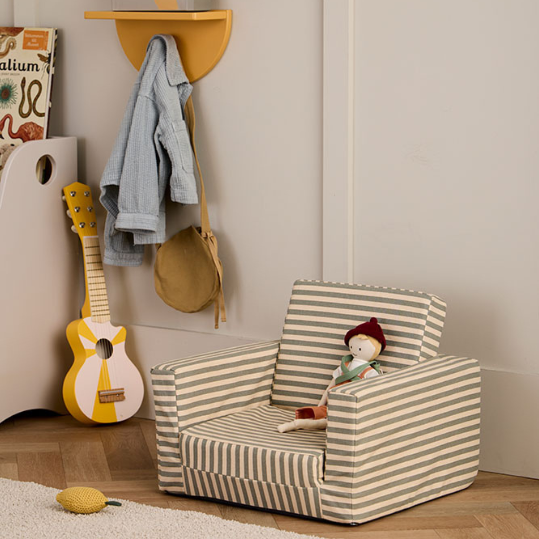 Kid's Concept kinyitható fotel (csíkos)