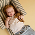 Kid's Concept kinyitható fotel (csíkos)