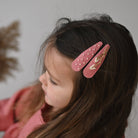 Lanika Aterlier pöttyös és virágos hacsjat kézzel hímzett mintákkal rózsaszín alapon