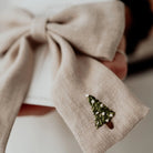 Lanika Atelier karácsonyi masnis hajcsat - bézs