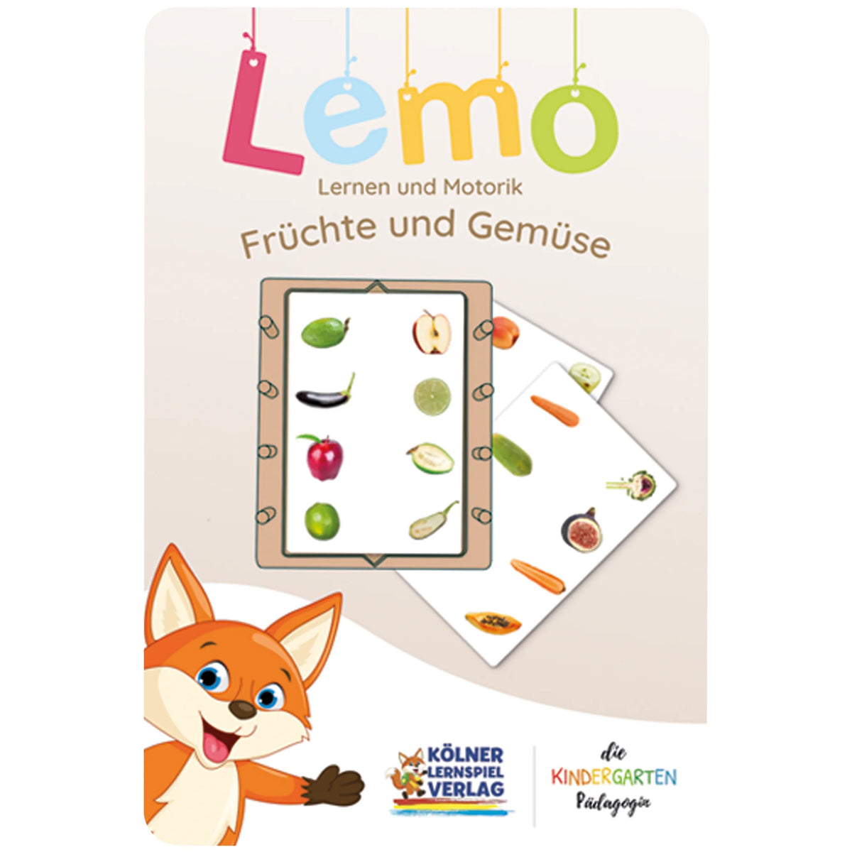 Lemo kártyacsomag Zöldség, gyümölcs – a csomag borítója