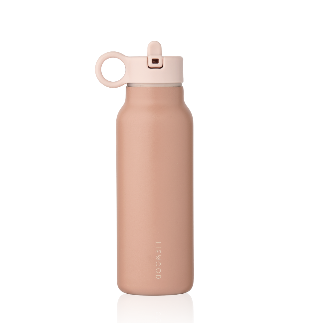 Liewood Falk 350 ml-es gyerek rozsdamentes acél kulacs beépített fogantyús sportkupakkal