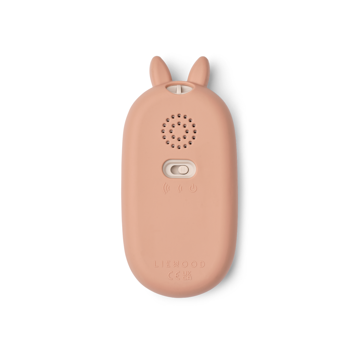 Liewood rózsaszín Fidi nyuszis játék mobiltelefon hátulról