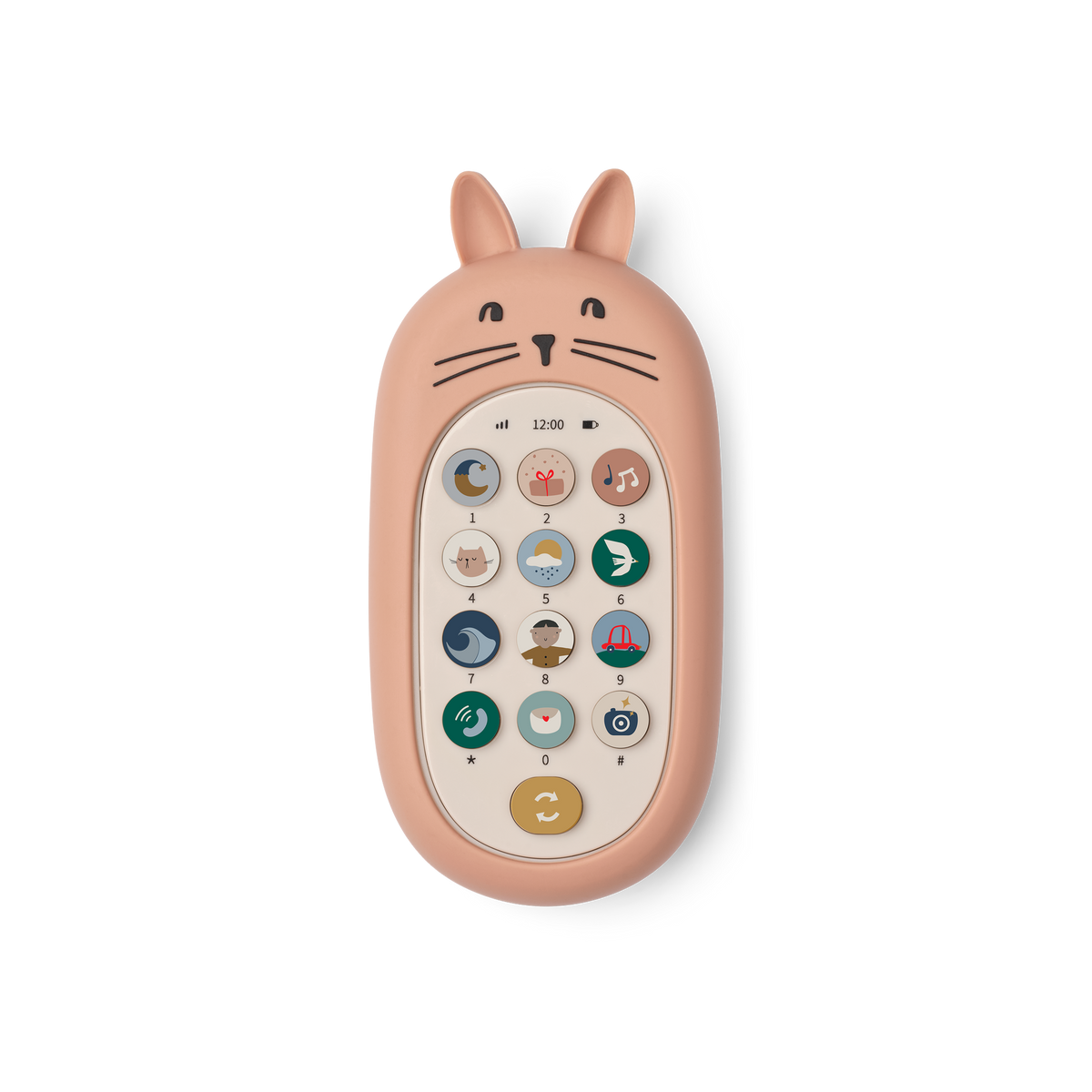 Liewood Fidi nyuszis játék mobiltelefon - rózsa