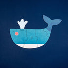 Londji puzzle - A kék mélység bálna 4 részes kirakó megfordítható