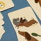 Londji Bobby & Misha gondoskodós társasjáték jelenet, kutya és cica ápolása