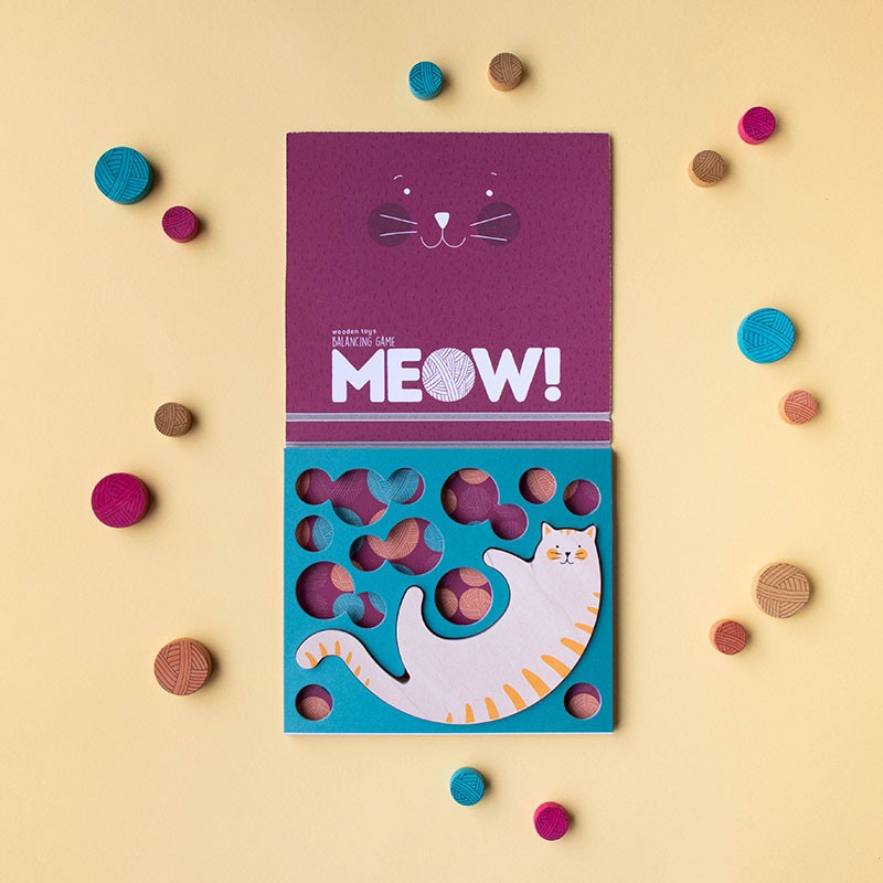 Londji Miaú fajáték 5 éves kortól - kibontott doboz