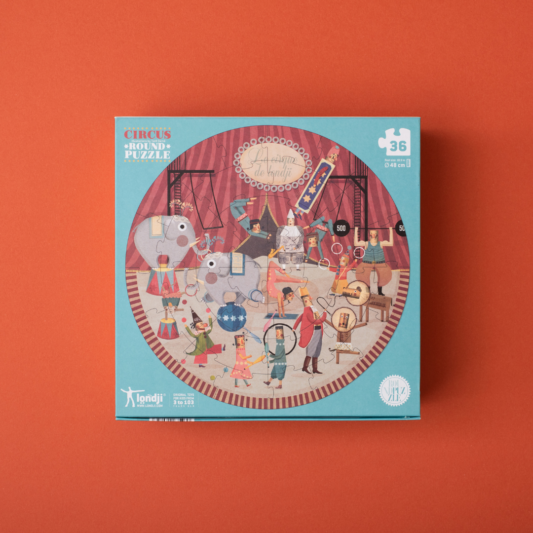 lépj be a cirkuszba puzzle kör