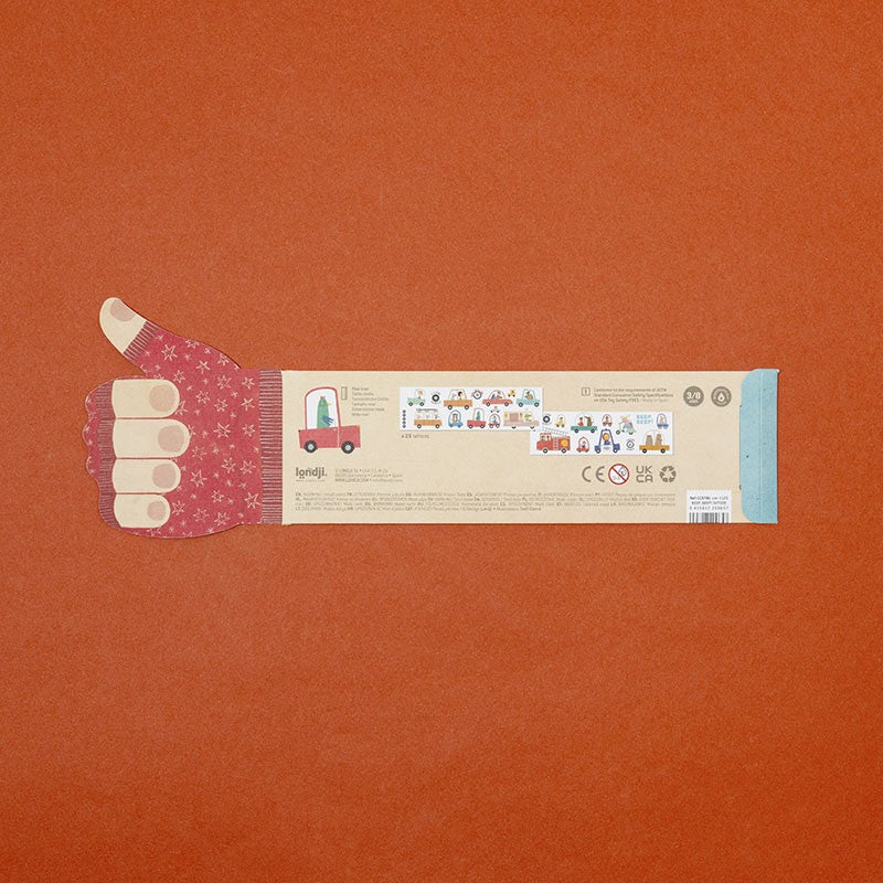 Londji Tütű gyerek tetoválás csomagolás hátoldala és termék információk