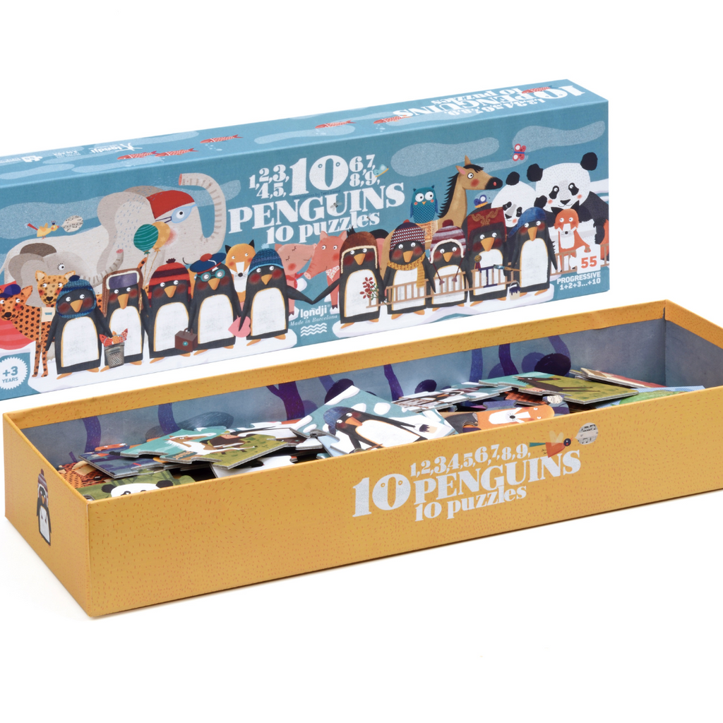 londji 10 kicsi pingvin puzzle Pippadu