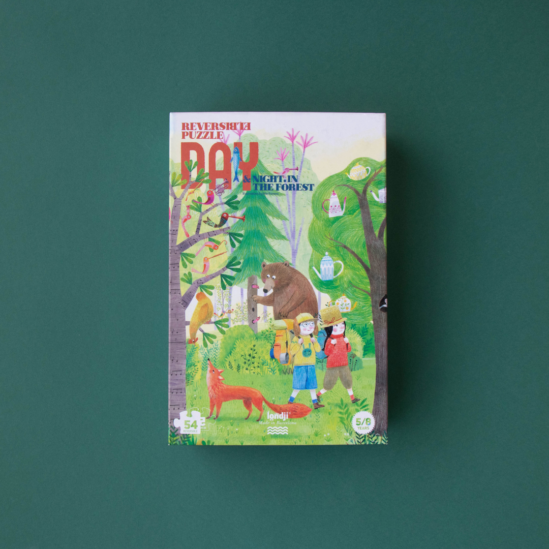 londji Kétoldalú puzzle játék gyerekeknek - remek ajándékötlet 3 éves kortól - Pippadu