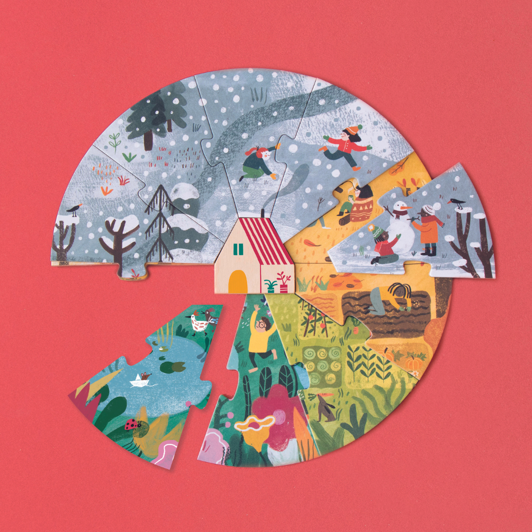londji - változó természet puzzle gyerekeknek - Pippadu