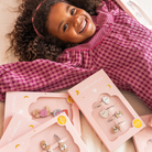 Luciole et Petit Pois ajándékdoboz - Kutyák és macskák / Uszkár bross