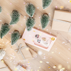 Luciole et Petit Pois karácsonyi hajcsatok - kisautók és fenyők