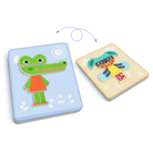 Djeco mágneses képkirakó játék állatokkal