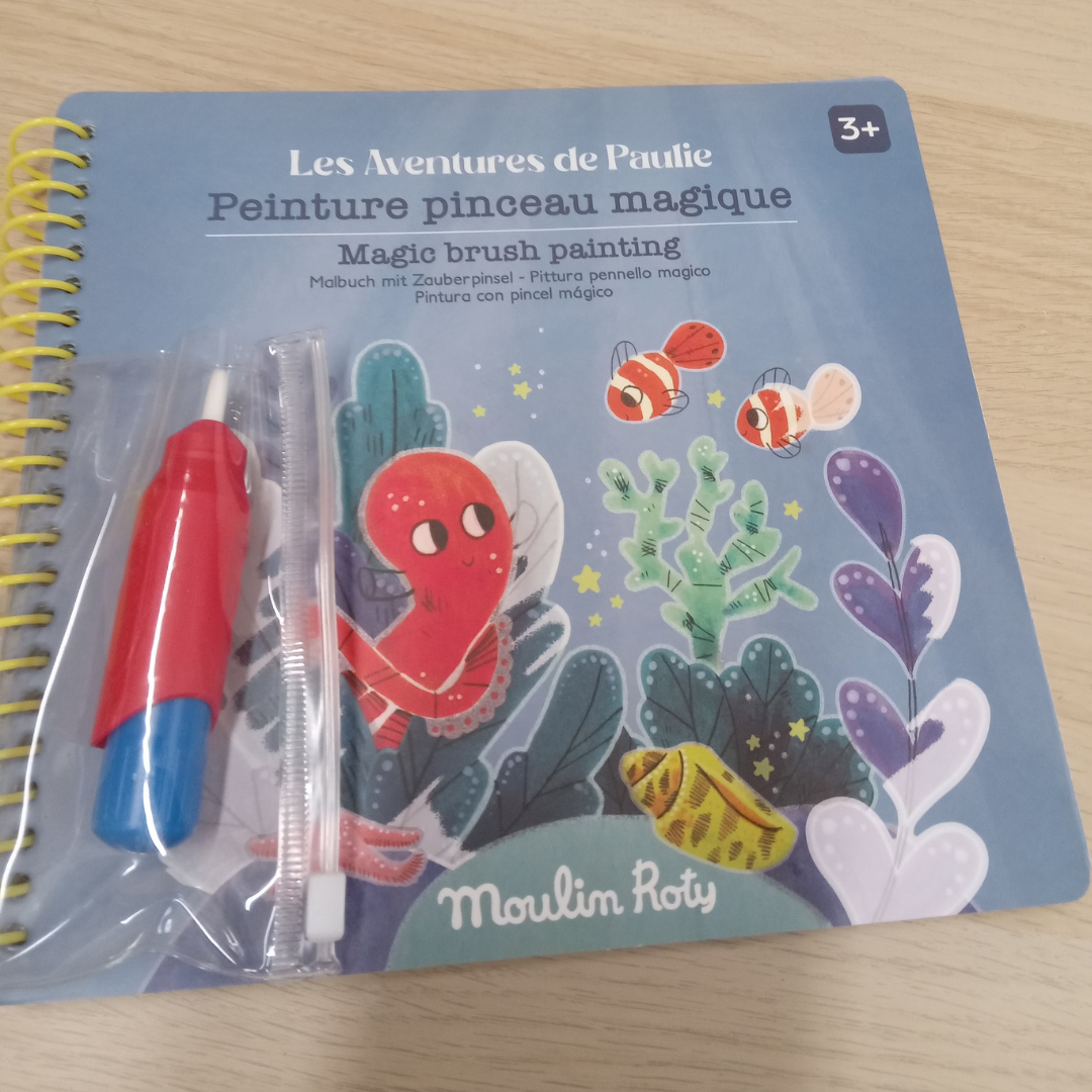 Outlet: Moulin Roty vízzel színező - Pál polip kalandjai
