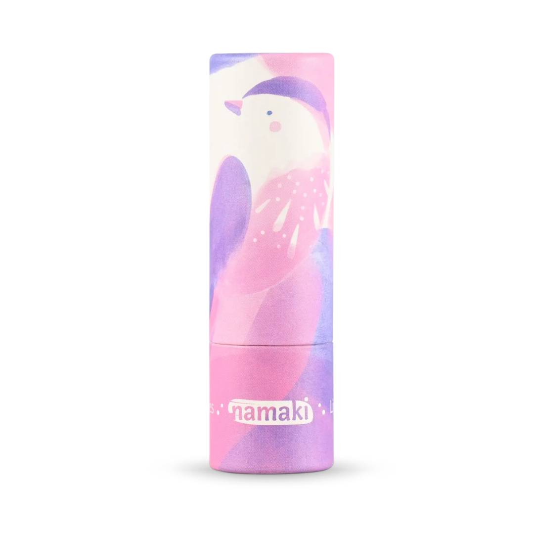 Namaki gyerek ajakbalzsam málna ízben, COSMOS Organic minősítéssel