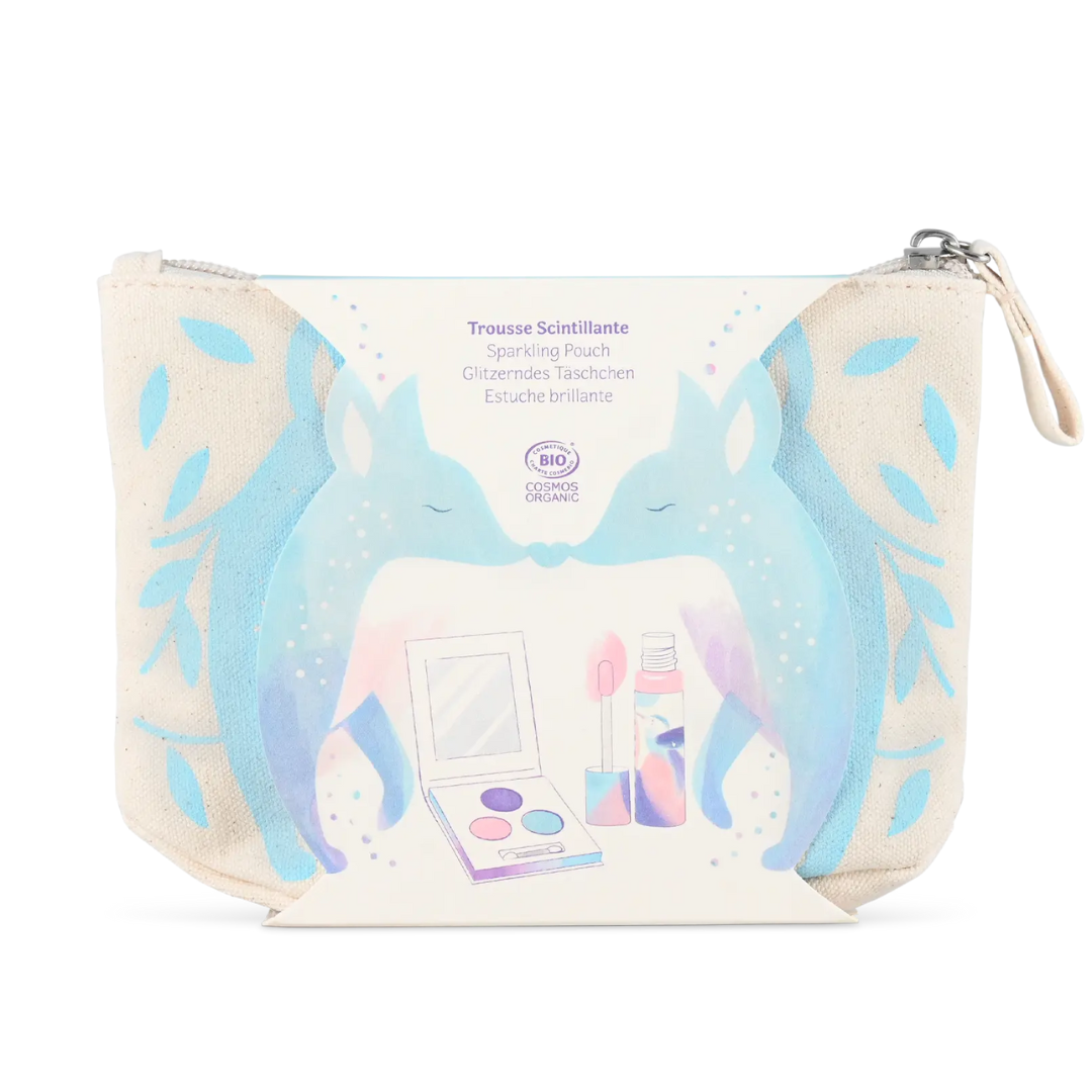 Namaki gyerek smink készlet – Csillámróka neszesszer kék