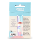 Namaki gyerek szájfény csillogó csomagolása hátulról, összetevőkkel